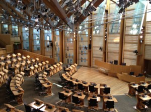 Scottish Parliament - amazing interior